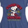 Girls' - Peanuts - Snoopy Christmas Cookies And Cocoa Fit & Flair Cap Sleeve Graphic Dress -Christmas Gifts Store GUEST 02d26f2a 6d55 4ee8 8eaf 15c646bf9643