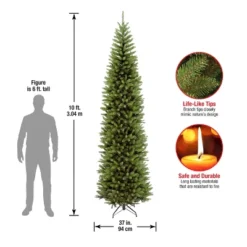 Unlit Pencil Slim Kingswood Fir Artificial Christmas Tree - National Tree Company -Christmas Gifts Store GUEST 060bb1c9 8001 489a a384 8dc0abd26ff7