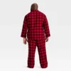 Men's Plaid Flannel Long Sleeve Shirt And Pants Holiday Matching Family Pajama Set - Wondershop™ Red/Black -Christmas Gifts Store GUEST 0aadbc22 f28b 4768 8588 35c27c13d6bb