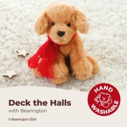 Bearington Grizwald The Golden Retriever Plush, Dogs Stuffed Animals, 7.5" Golden Retriever Stuffed Animal, Christmas Gift