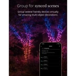 Twinkly Strings App-Controlled LED Christmas Lights With 250 RGB+W (16 Million Colors + Warm White) LEDs. 65.6 Feet -Christmas Gifts Store GUEST 0eac9878 ba42 4603 a320 ad4ab063d48e