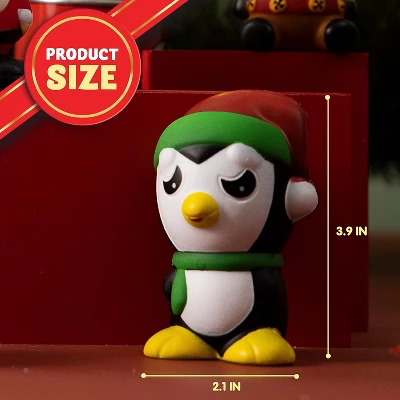 Joyfy 6-Pack Christmas Squishy Toys – Jumbo Slow-Rise Stress Relief Characters (3.6”-5”) 7 Joyfy 6-Pack Christmas Squishy Toys – Jumbo Slow-Rise Stress Relief Characters (3.6”-5”) - Image 5