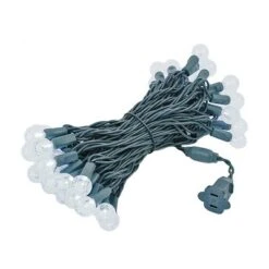 Novelty Lights 50 Light G20 Globe LED Christmas Mini Light Set (Green Wire, 25.5 Feet) -Christmas Gifts Store GUEST 1dfe8ecf ac49 4de6 923b a074752d4e80