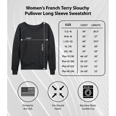 Women's - Disney - Mickey And Friends Christmas Lightweight French Terry Wide Neck Long Sleeve Graphic Shirt 6 Women's - Disney - Mickey And Friends Christmas Lightweight French Terry Wide Neck Long Sleeve Graphic Shirt - Image 4