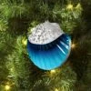 4.25" Christmas Plastic Scallop Ornament Blue - Wondershop™ -Christmas Gifts Store GUEST 25eec587 a58d 4a4b b57e 2184e95fe487