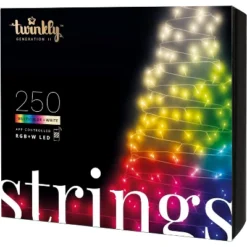 Twinkly Strings App-Controlled LED Christmas Lights With 250 RGB+W (16 Million Colors + Warm White) LEDs. 65.6 Feet -Christmas Gifts Store GUEST 288a8241 3279 4644 a389 163895c96a5b