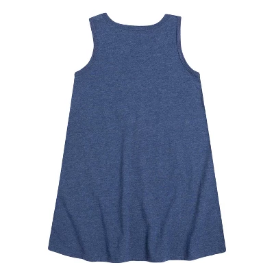 Girls' - SpongeBob SquarePants - Have A Swell Christmas Graphic Sleeveless Aline Dress 4 Girls' - SpongeBob SquarePants - Have A Swell Christmas Graphic Sleeveless Aline Dress - Image 2