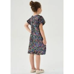 2Bunnies Girls' Christmas New Year's Colorful Stardust Sequin Dress Puff Sleeve -Christmas Gifts Store GUEST 2cc659d8 a112 4817 8c7a 4a9695300f52