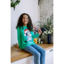 Bluey Christmas Matching Family Long Sleeve T-Shirt Toddler