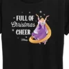 Women's - Disney - Full Of Christmas Cheer Rapunzel Short Sleeve Graphic T-Shirt -Christmas Gifts Store GUEST 32262b07 3b31 42e6 b6bf 7edcc3bba7ca