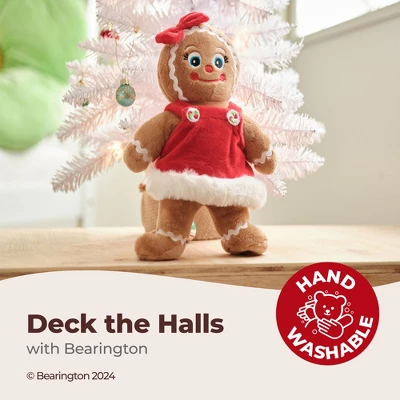 Bearington Holly Ginger Gingerbread Plush, 10 Inch Christmas Doll, Christmas Stuffed Gingerbread Gift For Toddlers, Kids & Teens 3 Bearington Holly Ginger Gingerbread Plush, 10 Inch Christmas Doll, Christmas Stuffed Gingerbread Gift For Toddlers, Kids & Teens