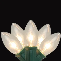 Northlight C9 Christmas String Lights - Clear - 24' Green Wire - 25ct