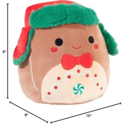 Squishmallows 10-Inch Peterson The Gingerbread Man- Official Jazwares Plush- Collectible Soft & Squishy Stuffed Animal Toy- Gift For Kids Girls & Boys -Christmas Gifts Store GUEST 5a0cc858 a39d 4371 b28f 4bdaae733b08