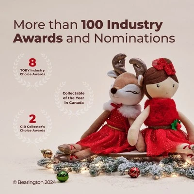 Bearington Holly Ginger Gingerbread Plush, 10 Inch Christmas Doll, Christmas Stuffed Gingerbread Gift For Toddlers, Kids & Teens 4 Bearington Holly Ginger Gingerbread Plush, 10 Inch Christmas Doll, Christmas Stuffed Gingerbread Gift For Toddlers, Kids & Teens - Image 2