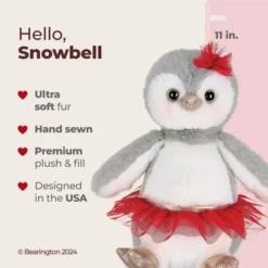 Bearington Snowbell The Ballerina Stuffed Penguin, 11 Inch Penguin Christmas Plushies, Holiday Stuffed Animal Gift For Kids 11 Bearington Snowbell The Ballerina Stuffed Penguin, 11 Inch Penguin Christmas Plushies, Holiday Stuffed Animal Gift For Kids -Christmas Gifts Store GUEST 5fe7f5a5 3c94 4d5d aaa4 26cb2cb5ea65