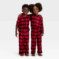 Toddler Plaid Long Sleeve Shirt And Pants Holiday Matching Family Pajama Set - Wondershop™ Red/Black -Christmas Gifts Store GUEST 62509015 649b 4a9a 9c37 9de6f8cf4b17