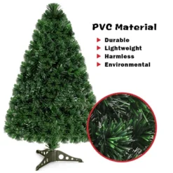 Costway Pre-Lit Fiber Optic Artificial PVC Christmas Tree Tabletop 3Ft -Christmas Gifts Store GUEST 64df4555 548c 4918 9354 69987e96bbe9