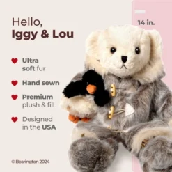 Bearington Iggy And Lou, Penguin & Polar Bear For Christmas Decoration, 14 Inch Christmas Teddy Bear, Ideal Christmas Bear Gift -Christmas Gifts Store GUEST 7ad2297f 49d3 4bc2 b84b 3b109c5f3a36