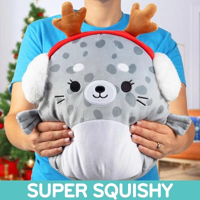 Squishmallows Original 12-Inch Odile The Seal - Official Jazwares Plush - Collectible Soft & Squishy Stuffed Animal Toy - Gift For Kids, Girls & Boys 3 Squishmallows Original 12-Inch Odile The Seal - Official Jazwares Plush - Collectible Soft & Squishy Stuffed Animal Toy - Gift For Kids, Girls & Boys