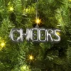 4" Christmas Metallic Words Ornament Silver Cheers - Wondershop™ -Christmas Gifts Store GUEST 81fa118d c198 49b5 8715 635401158894