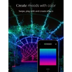 Twinkly Strings App-Controlled LED Christmas Lights With 250 RGB+W (16 Million Colors + Warm White) LEDs. 65.6 Feet -Christmas Gifts Store GUEST 8abd11b1 21a0 4206 bd74 3043f0d2b3cc