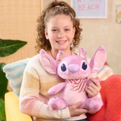 Disney Lilo & Stitch Holiday Angel Large Plush: Polyester Stuffed Animal Character Toy, 12"