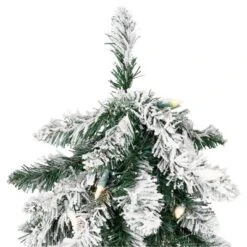 Northlight Pre-Lit Pencil Flocked Alpine Artificial Christmas Tree - 5' - Clear Lights -Christmas Gifts Store GUEST a1bd9b10 944d 44eb bc1b b12797e765c3