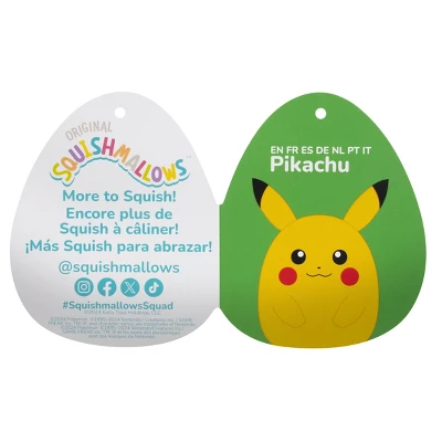 Squishmallows Pikachu Holiday 14" Plush 10 Squishmallows Pikachu Holiday 14" Plush - Image 8