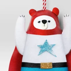 5.25" Christmas Fabric Superhero Ornament Polar Bear - Wondershop™ -Christmas Gifts Store GUEST abab7b43 837a 4075 8321 0620ed7068aa