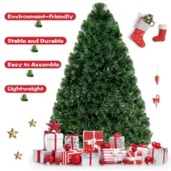 Costway Pre-Lit Fiber Optic Artificial PVC Christmas Tree Tabletop 3Ft -Christmas Gifts Store GUEST b17c5dd9 63b5 4c0e 9374 114a5d363936