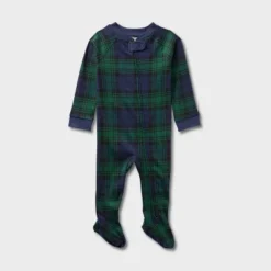 Baby Plaid Ribbed Holiday Matching Family Footed Pajamas - Wondershop™ Green -Christmas Gifts Store GUEST b34e8df0 6764 4209 8291 6da8df0d0a81