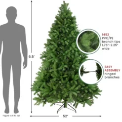 Northlight Real Touch™️ Full Noble Fir Artificial Christmas Tree - Unlit - 6.5' -Christmas Gifts Store GUEST be63e8b4 a953 4cda 908b f196f802a075