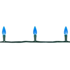 Northlight 70-Count Blue Faceted LED C6 Christmas Light Set - 23ft Green Wire -Christmas Gifts Store GUEST d2f18b8b ac2c 440c bafb 4e2eaa9f2c90