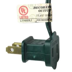 Kurt S. Adler 10 White LED Lace Ball Christmas Lights - 10 Ft Green Wire