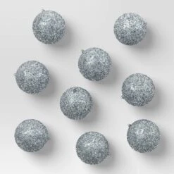 9pc Tinsel Ball Christmas Tree Ornament Set - Wondershop™ -Christmas Gifts Store GUEST e12e2925 9c1c 41cf a7fa fe407c992bdc