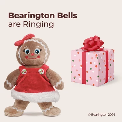 Bearington Holly Ginger Gingerbread Plush, 10 Inch Christmas Doll, Christmas Stuffed Gingerbread Gift For Toddlers, Kids & Teens 5 Bearington Holly Ginger Gingerbread Plush, 10 Inch Christmas Doll, Christmas Stuffed Gingerbread Gift For Toddlers, Kids & Teens - Image 3