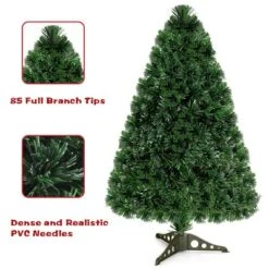 Costway Pre-Lit Fiber Optic Artificial PVC Christmas Tree Tabletop 3Ft -Christmas Gifts Store GUEST e6ec1f4c 1a69 4864 9c4f 6c67ba77de4a