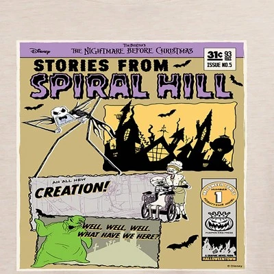 Women's - Disney - The Nightmare Before Christmas Oversized Graphic T-Shirt 3 Women's - Disney - The Nightmare Before Christmas Oversized Graphic T-Shirt